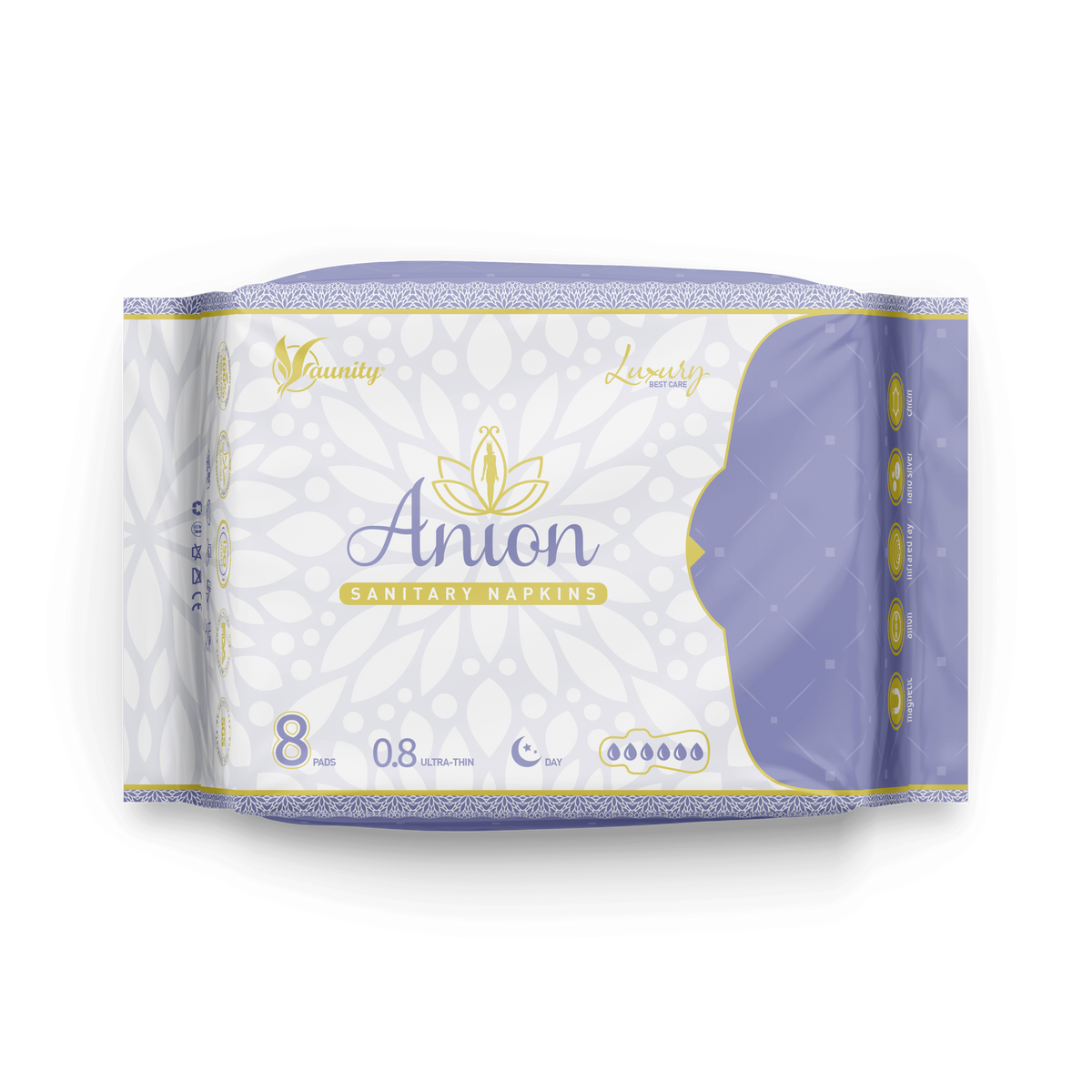 Absorbante cu anioni menstruație noapte Luxury